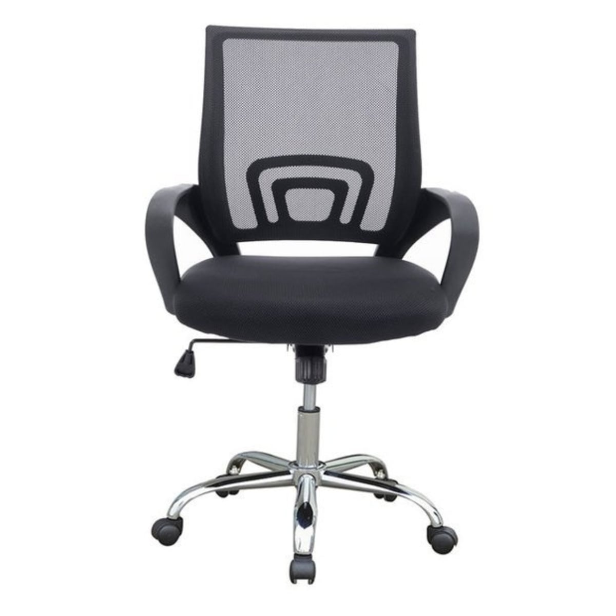 Детски стол Lori Black Chrome черен